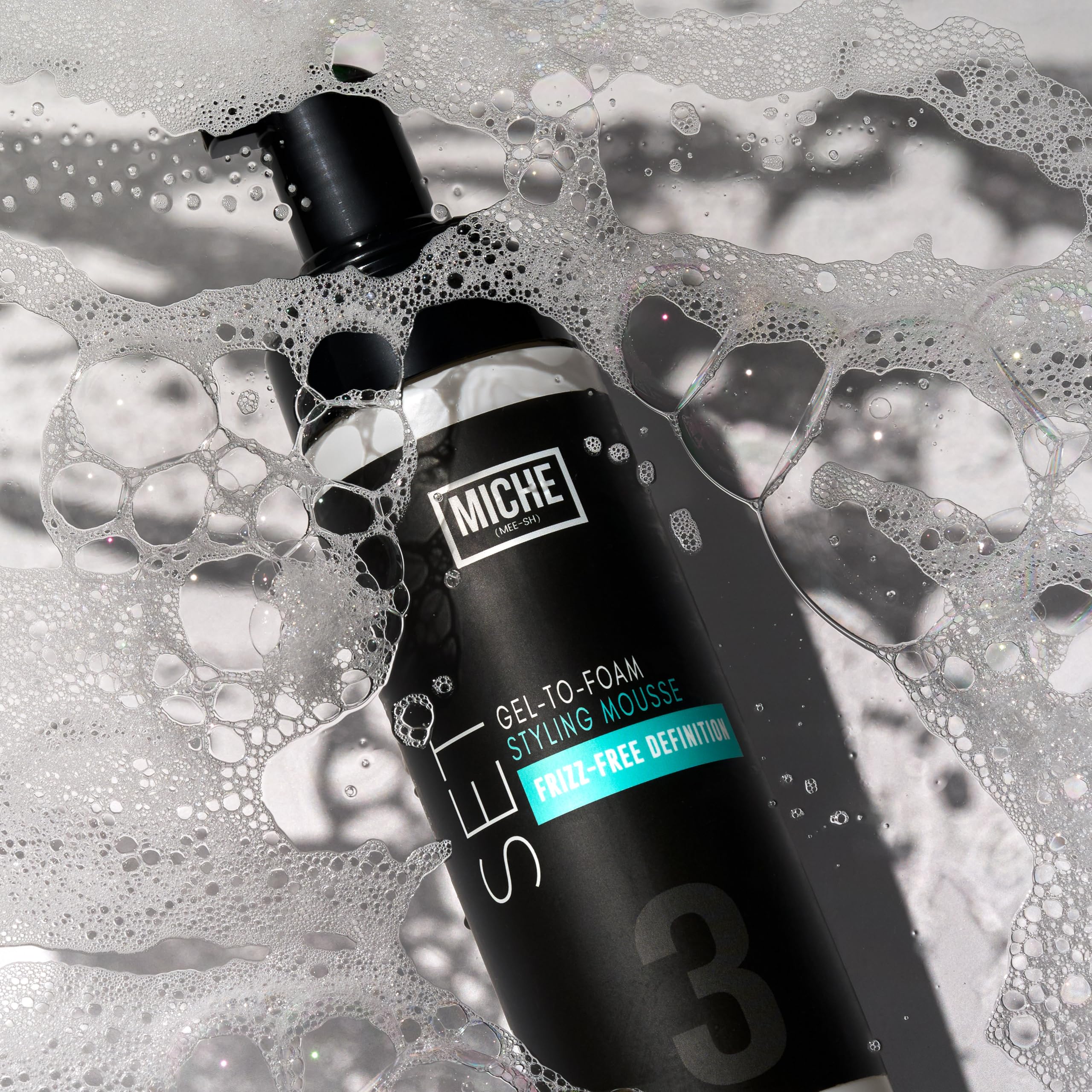 Miche Beauty mousse: textura ligera que define sin peso.