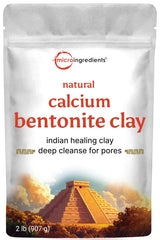 Arcilla Bentonita Calcio Micro Ingredients, polvo suave para poros