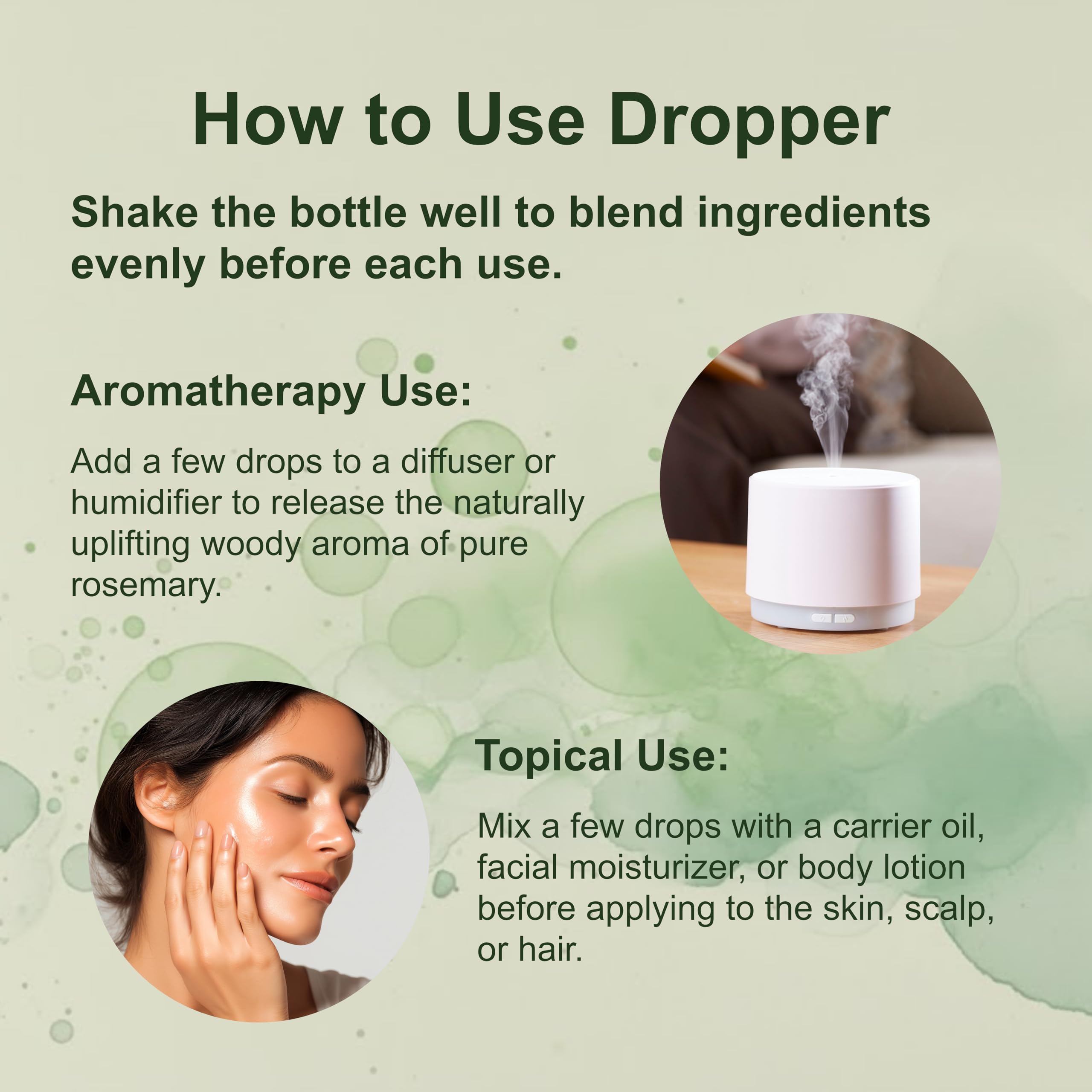 Micro Ingredients Romero, cuidado de piel con aroma herbal diluido