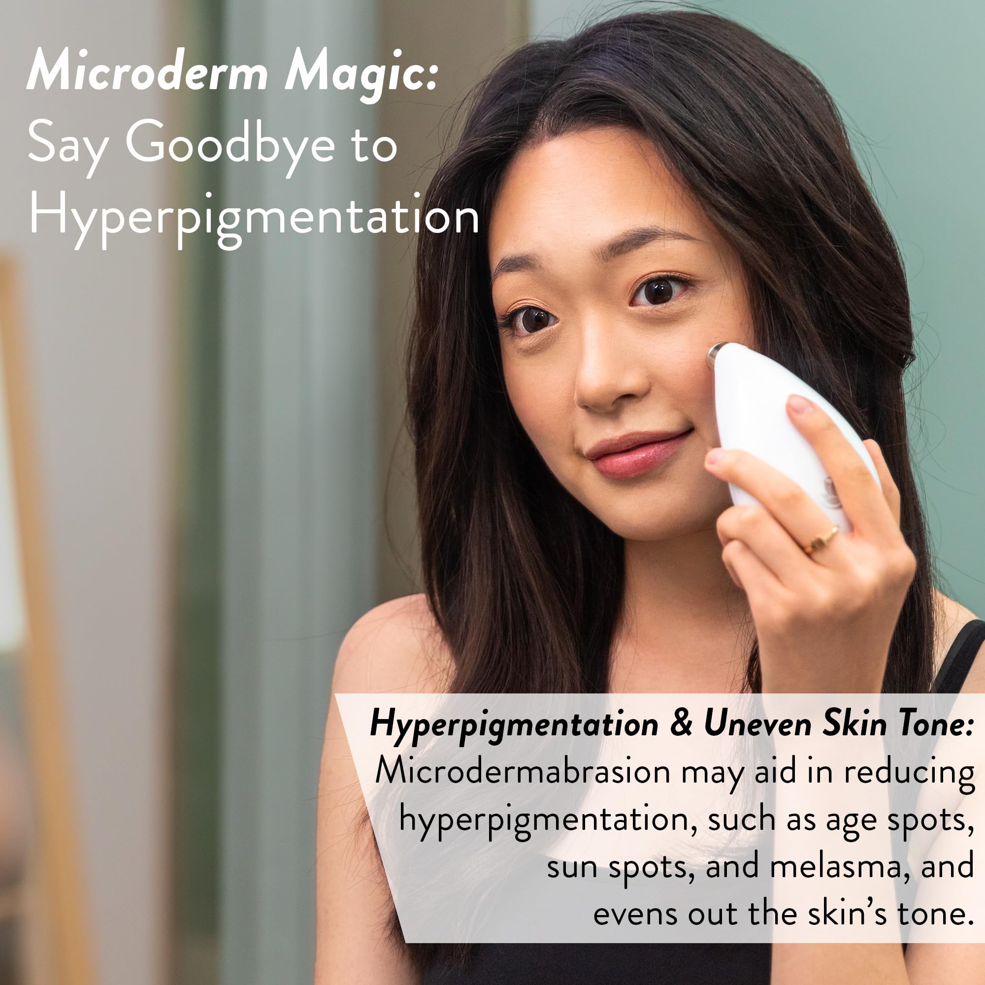 Microderm GLO: apto para piel sensible gracias a su tecnología suave.