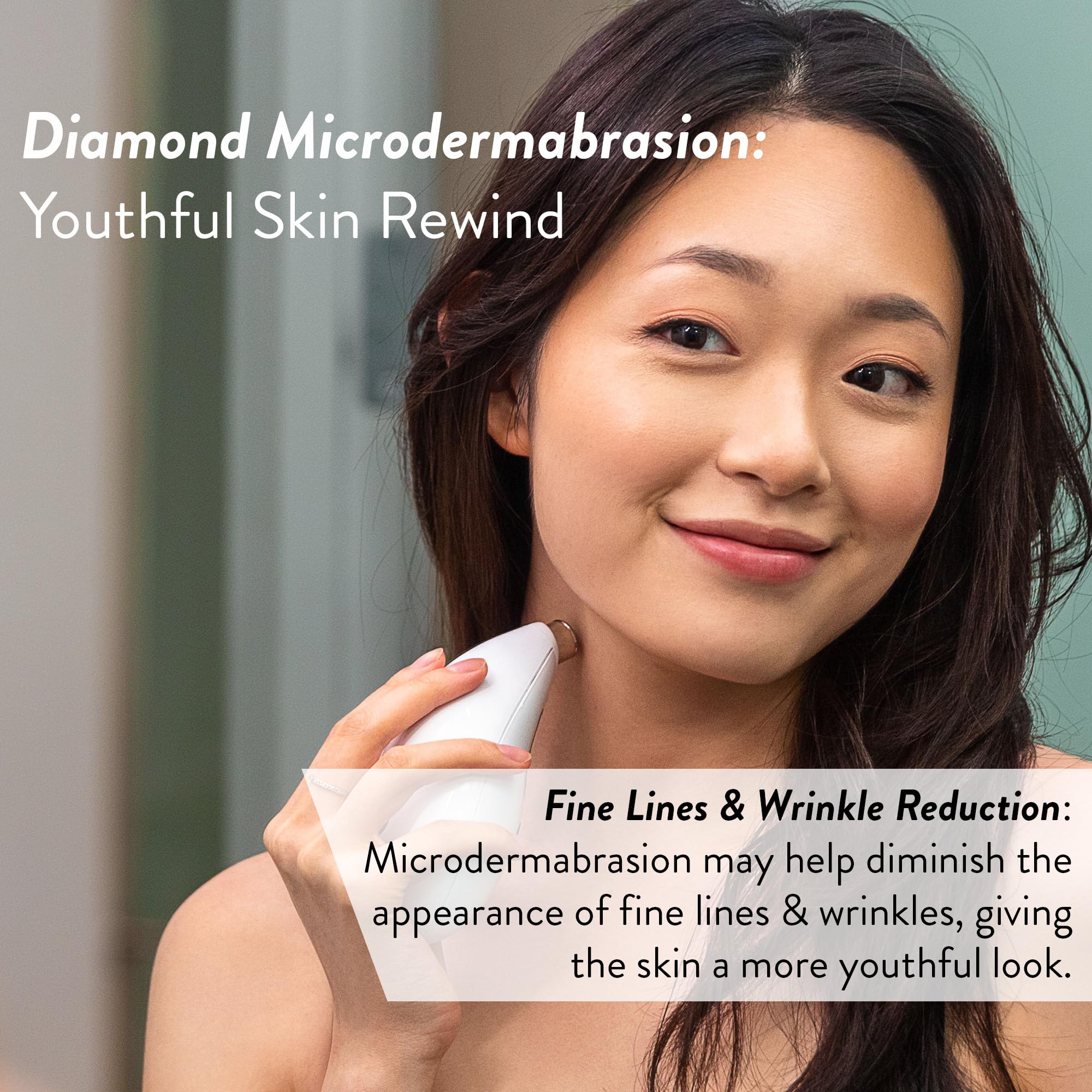 Microderm GLO: poros menos profundos para un aspecto más uniforme.