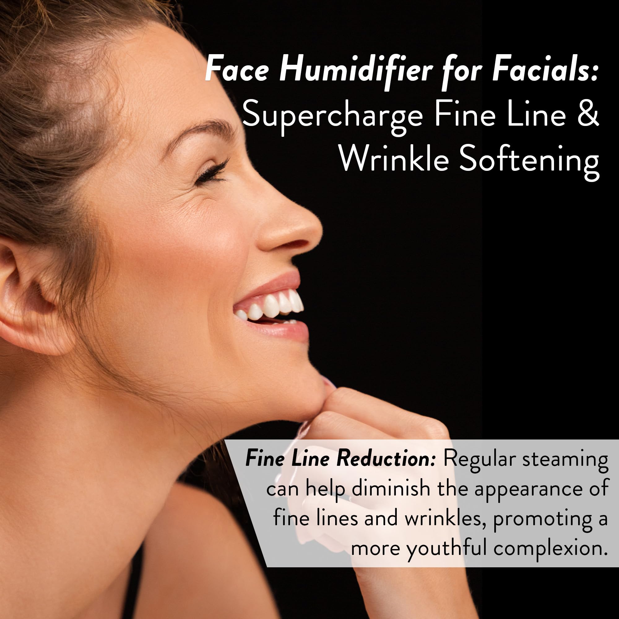 Preparación ideal para mascarillas con el vapor facial Microderm GLO.