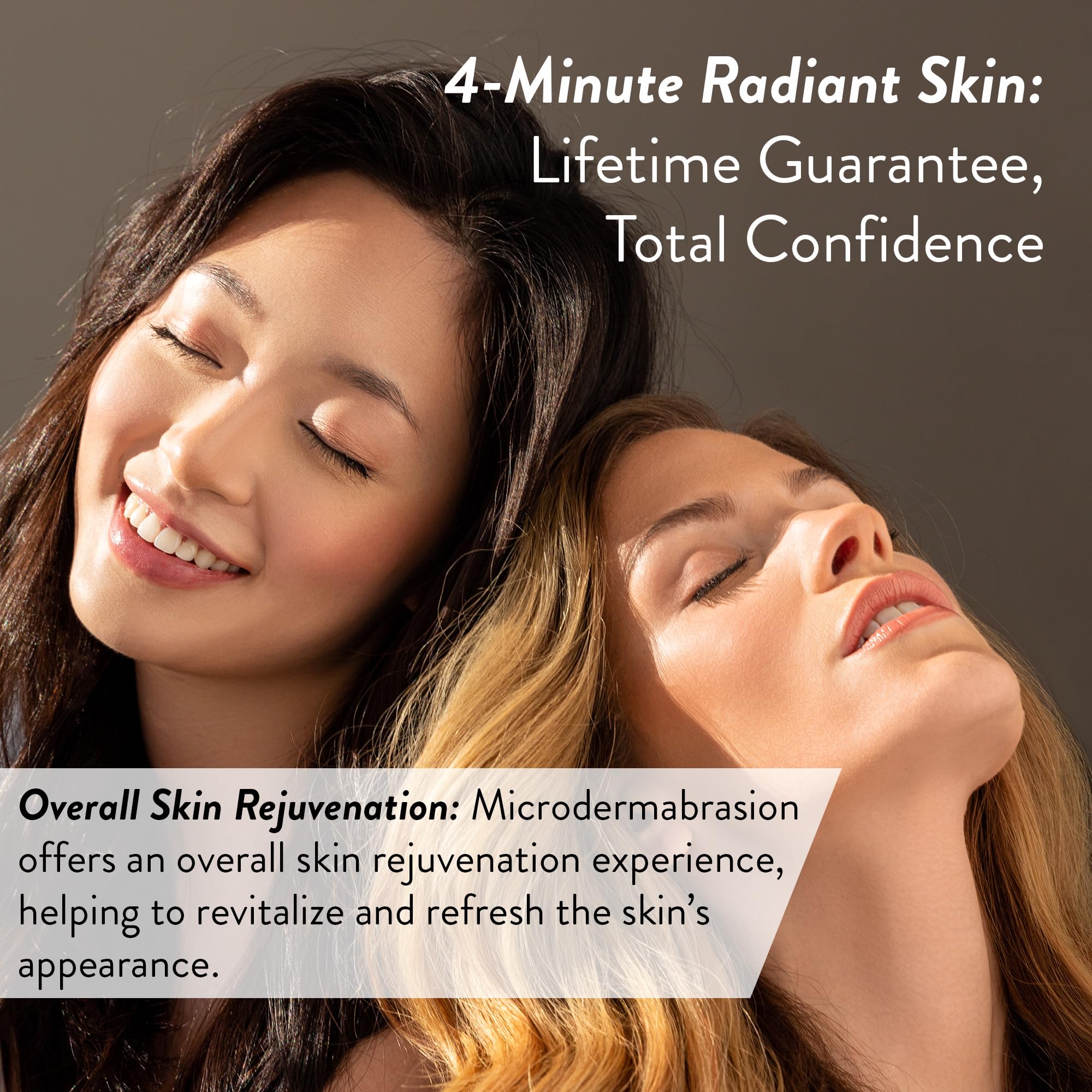 Microderm GLO: tratamiento rápido de 4 minutos para piel suave.