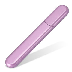 MiDenso lima de vidrio premium con estuche para uñas suaves y brillantes