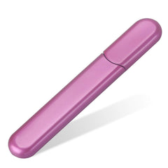 MiDenso Lima de Vidrio Rosa Rojo en estuche, ideal para retoques en casa
