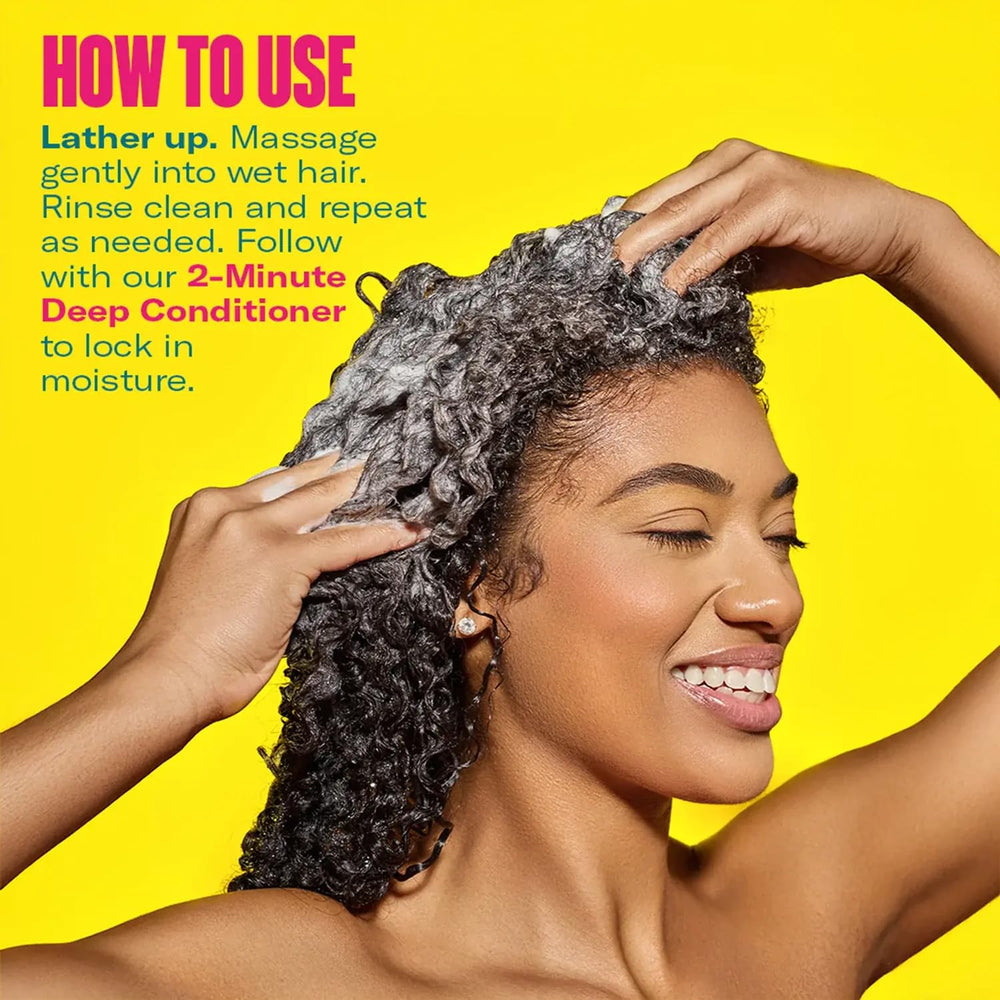 Mielle Organics Cabello enjuagado tras el lavado, sensación de limpieza y balance.