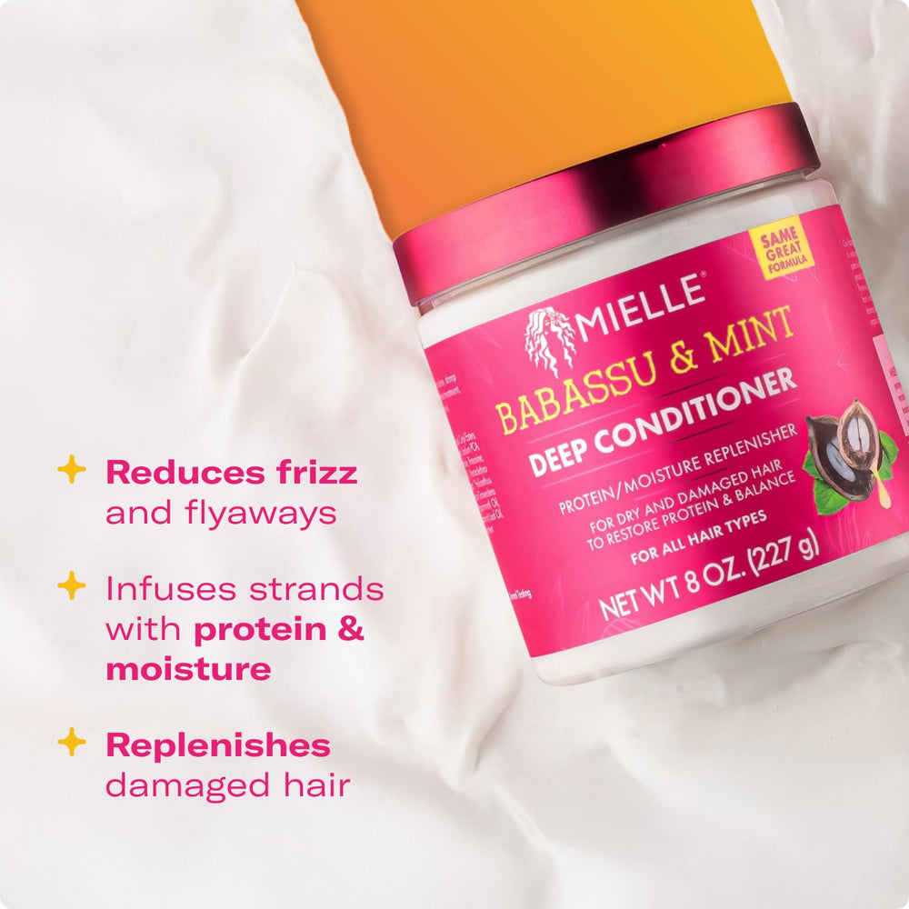 Mielle Organics Babassu Mint: cabello suave tras lavado gracias al tratamiento.
