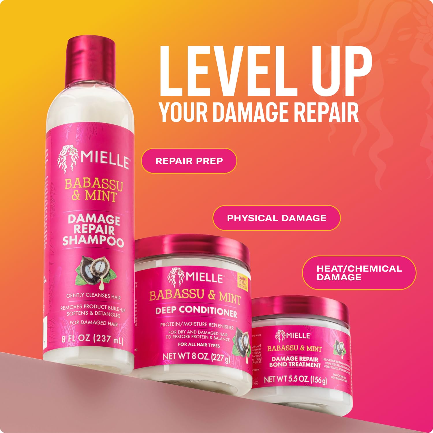 Mielle Organics Babassu Mint: uso semanal para reparación capilar y nutrición.