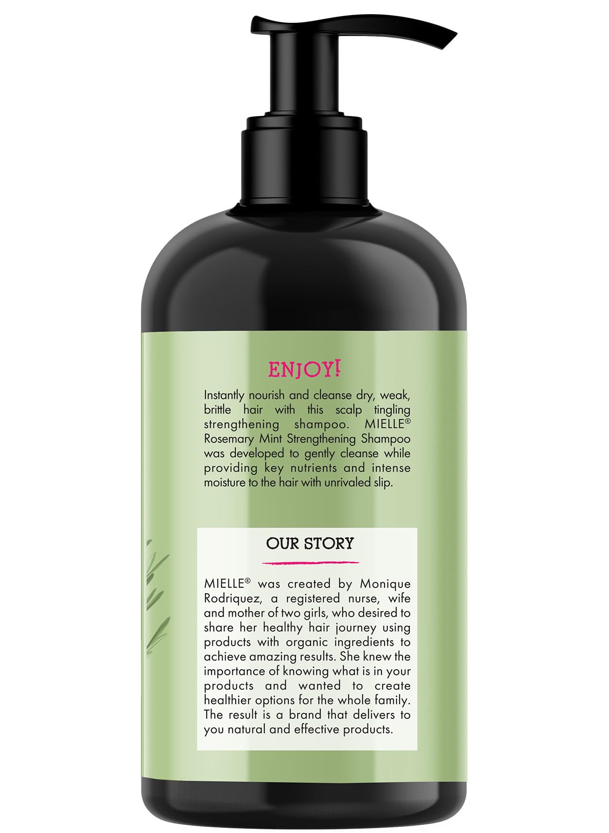 Resultado tras lavado: cabello suave y brillante.
