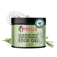 Gel de control de bordes Mielle Organics Rosemary y Menta para definición y brillo