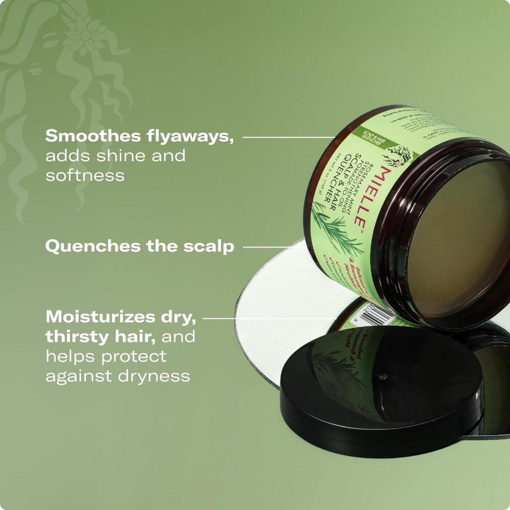 Definición de ondas y brillo natural con Pomada Rosemary y Mielle Organics.