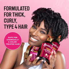 Mielle Organics Granada y Miel nutre y fortalece cabellos rizados.