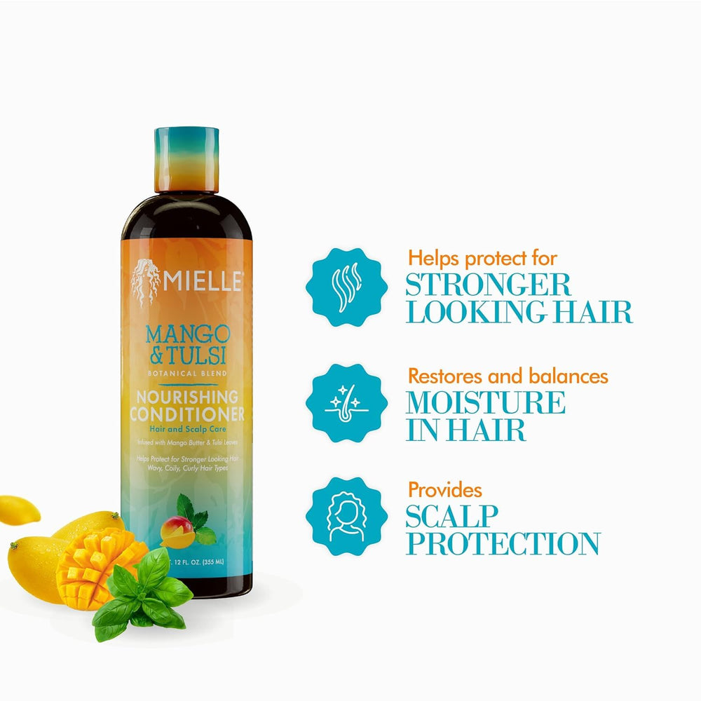 Aplicación en palma con Mango Tulsi de Mielle Organics logra textura cremosa