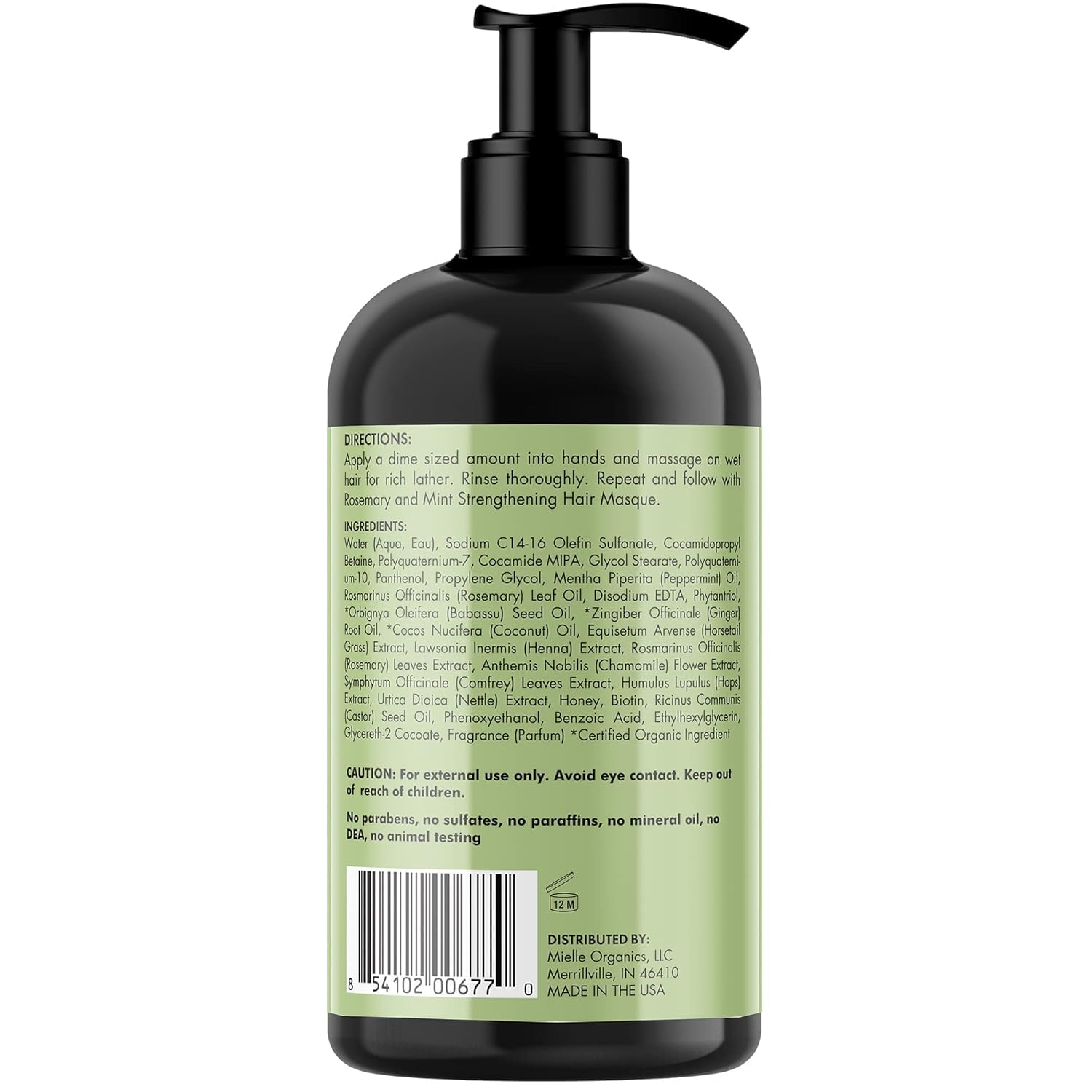 Rutina diaria de cuidado capilar con Rosemary Mint para textura definida.