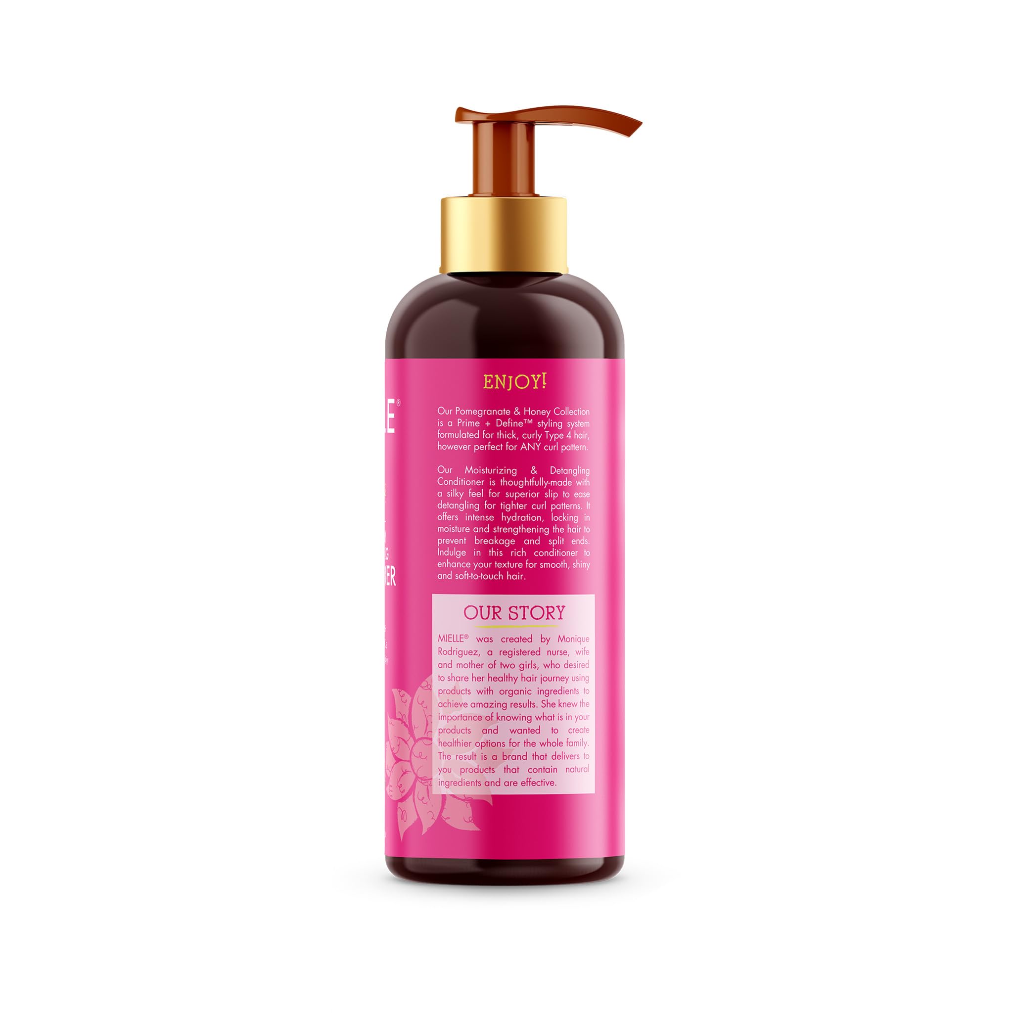 Rutina de cuidado con Mielle Organics para rizos definidos.