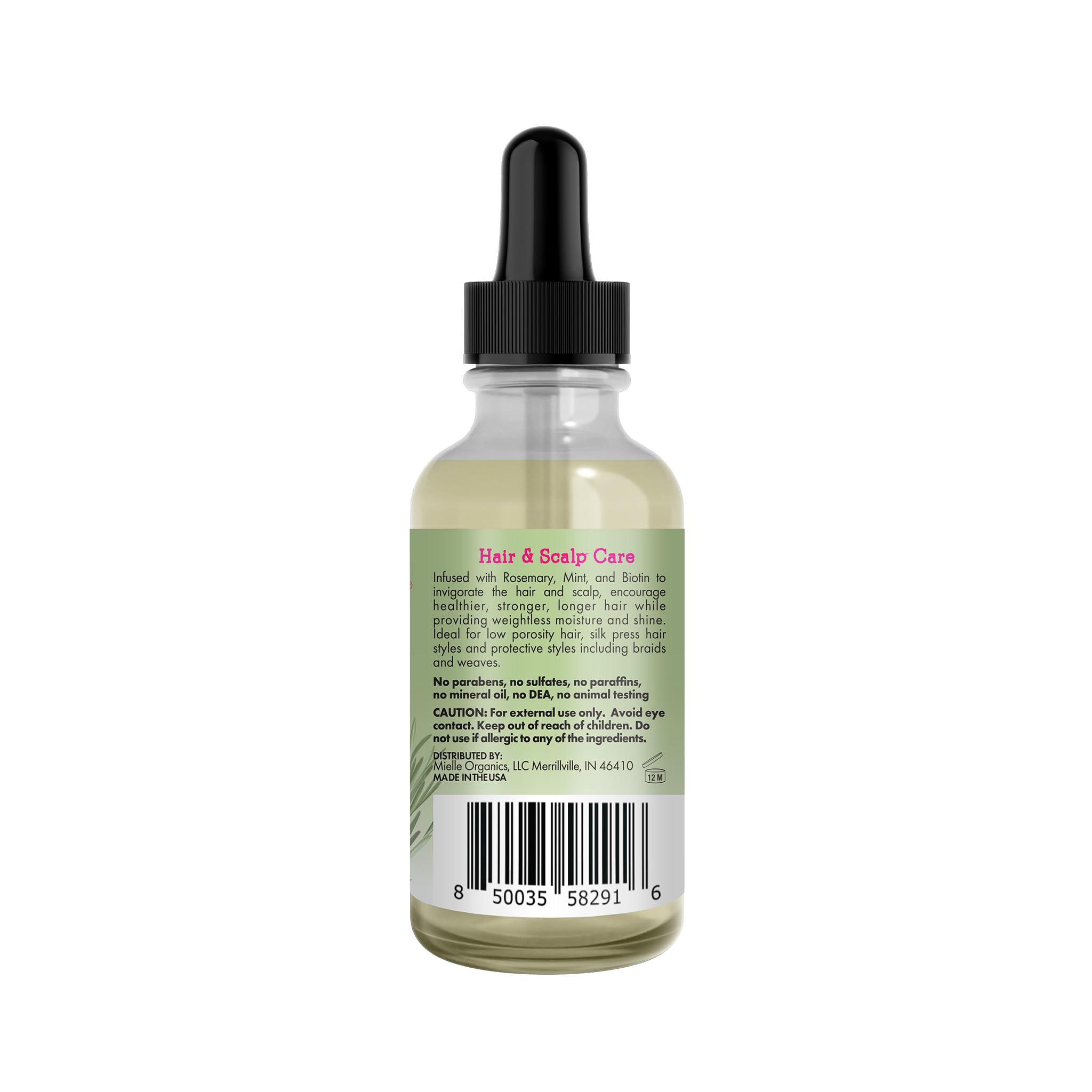Uso diario del aceite ligero para cabello saludable.