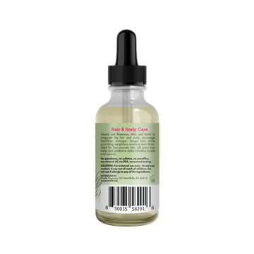 Uso diario del aceite ligero para cabello saludable.