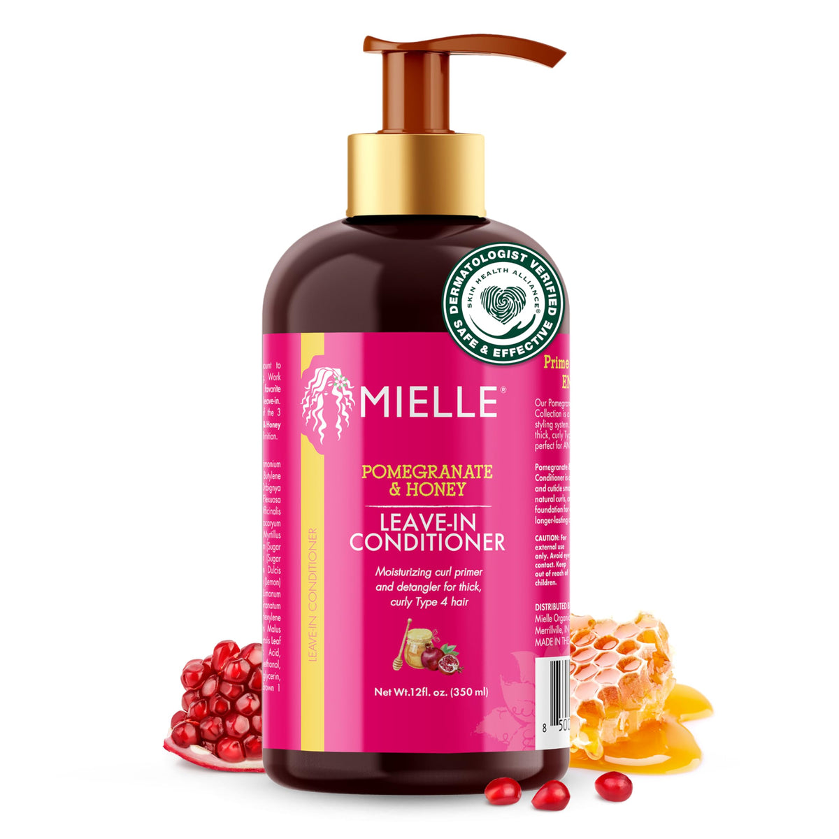 Acondicionador sin enjuague Mielle Organics Pomegranate Honey desenreda rizos y suaviza