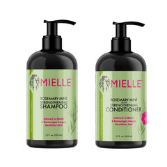 Mielle Rosemary Mint Champú con biotina: limpieza suave que fortalece el cabello