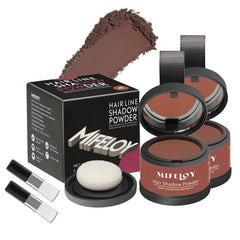 Mifeloy dos piezas polvos sombra raices cabello, cobertura rápida y natural.