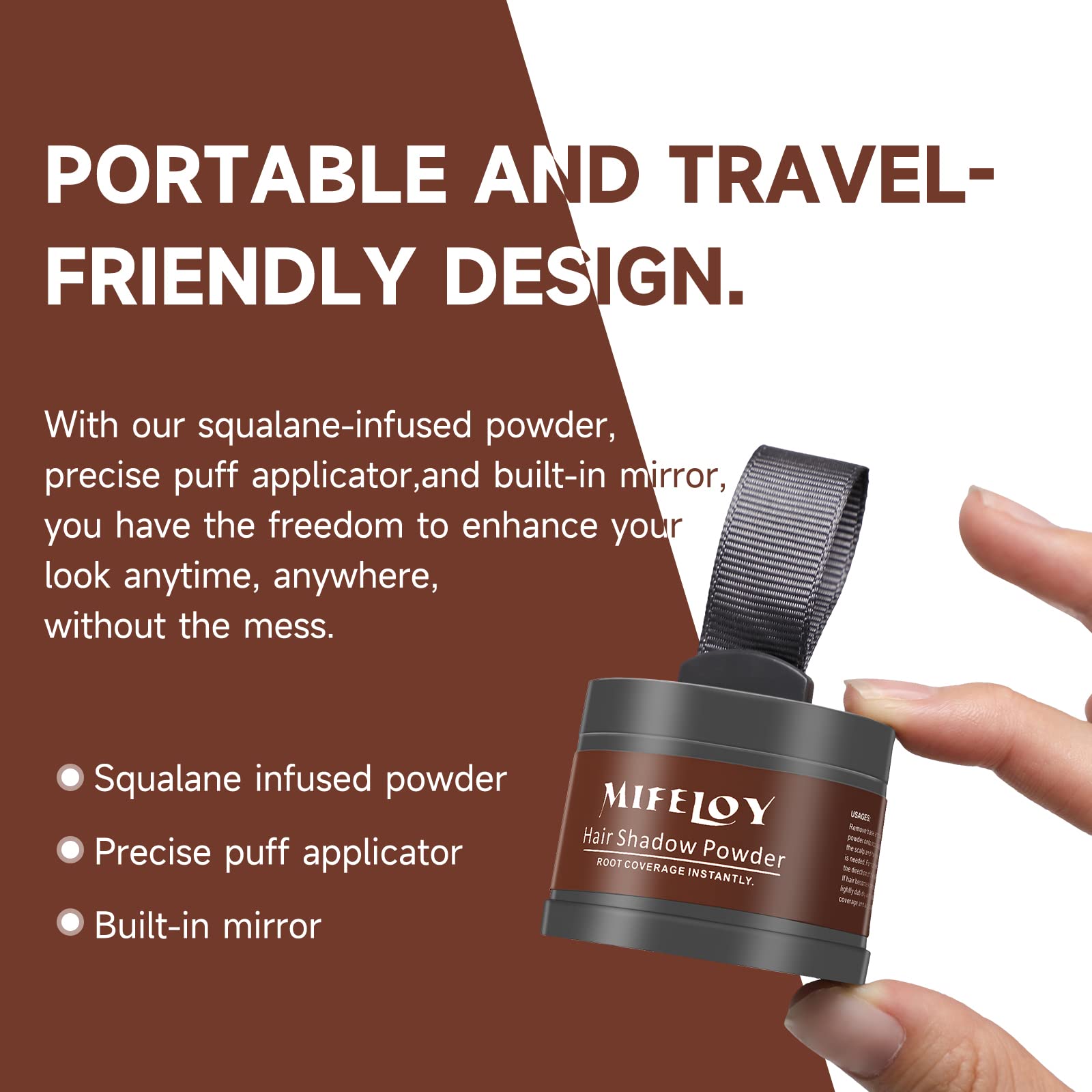 Mifeloy formato mini para viaje, retoques en cualquier lugar.