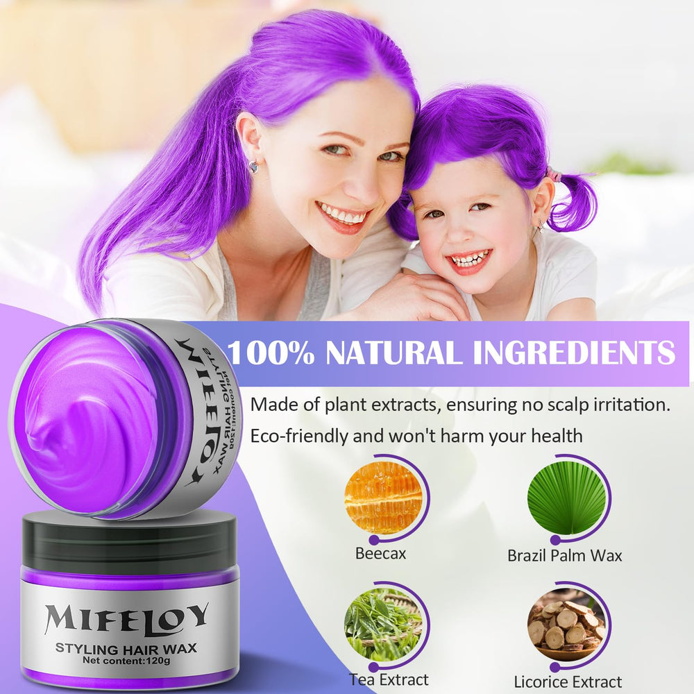 Mifeloy Cera Colorante Violeta: textura suave que facilita moldeado y definición.