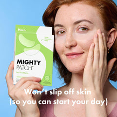 Mighty Patch diseño ergonómico que se adapta al contorno de los ojos