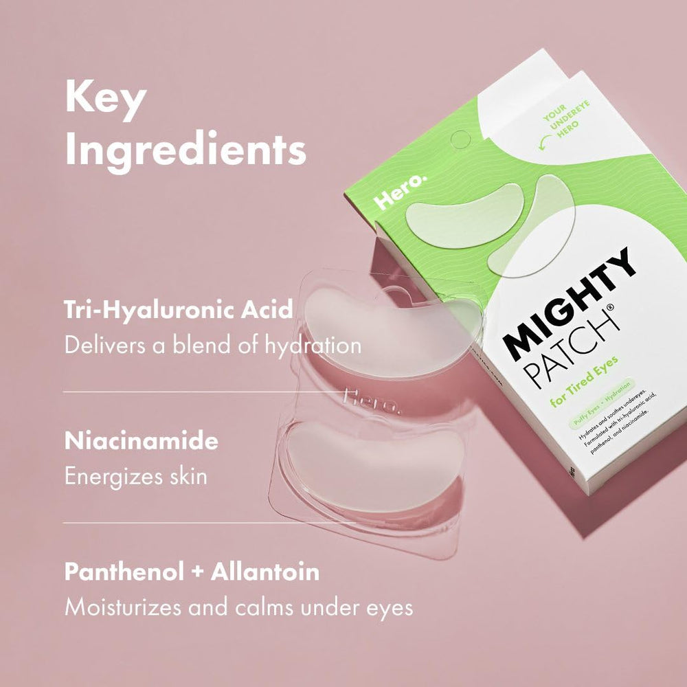 Mighty Patch fórmula con niacinamida y ácido hialurónico para cuidado leve