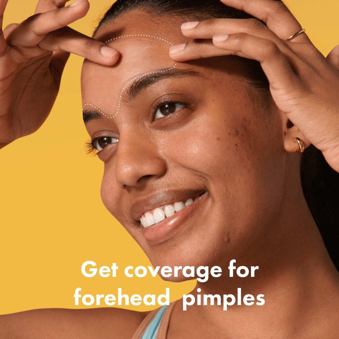 Mighty Patch Frontal: ajuste contorneado para comodidad entre las cejas.