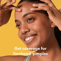 Mighty Patch Frontal: ajuste contorneado para comodidad entre las cejas.