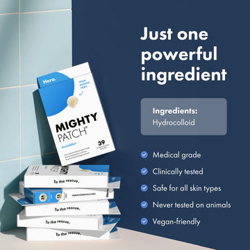 Mighty Patch Invisible+ parche-pequeño: opción discreta para brotes pequeños