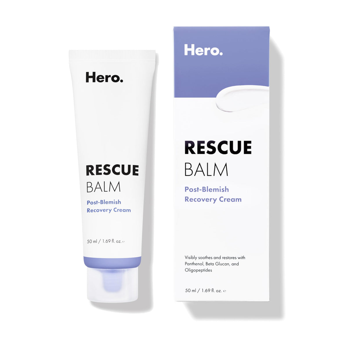 Rescue Balm Mighty Patch en empaque: calma y repara piel tras imperfección.