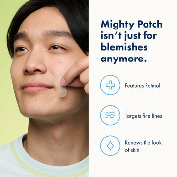 Mighty Patch uso nocturno: parche fino para renovar la piel al dormir.