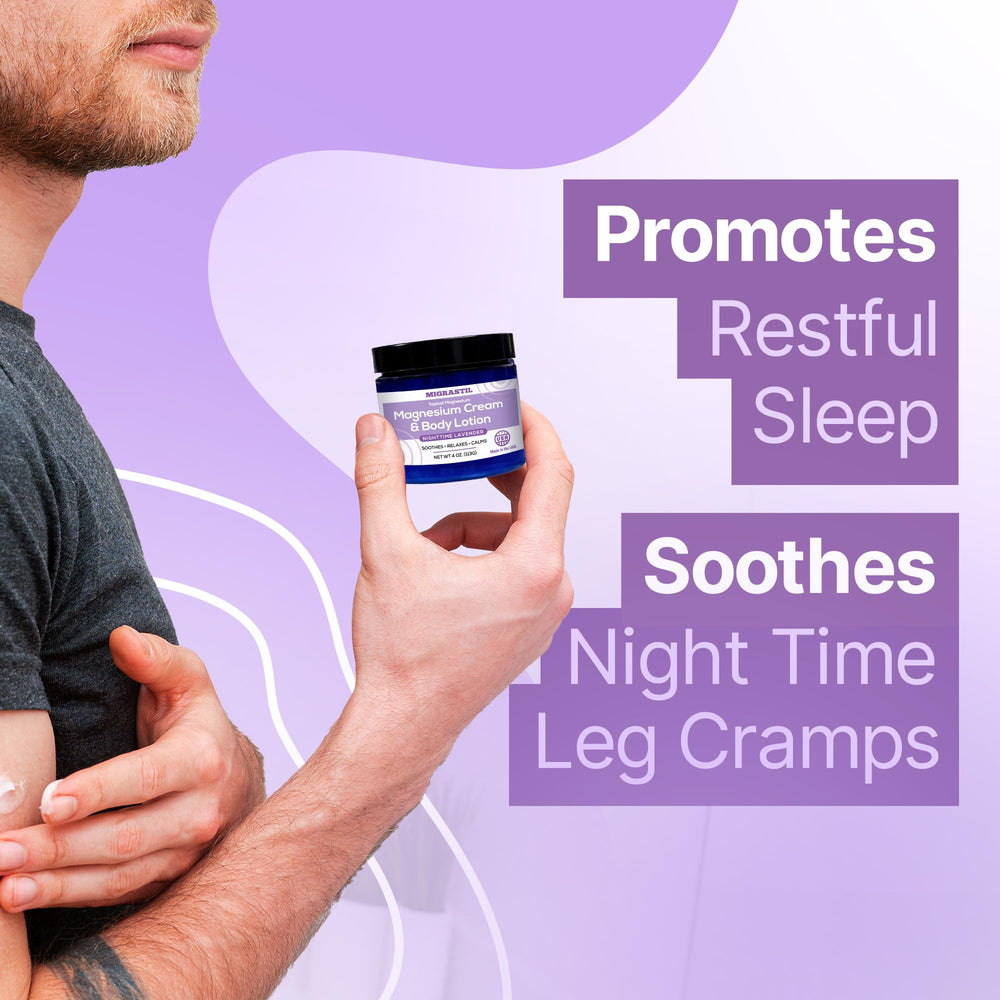 MIGRASTIL crema corporal hidrata la piel, dejándola suave.