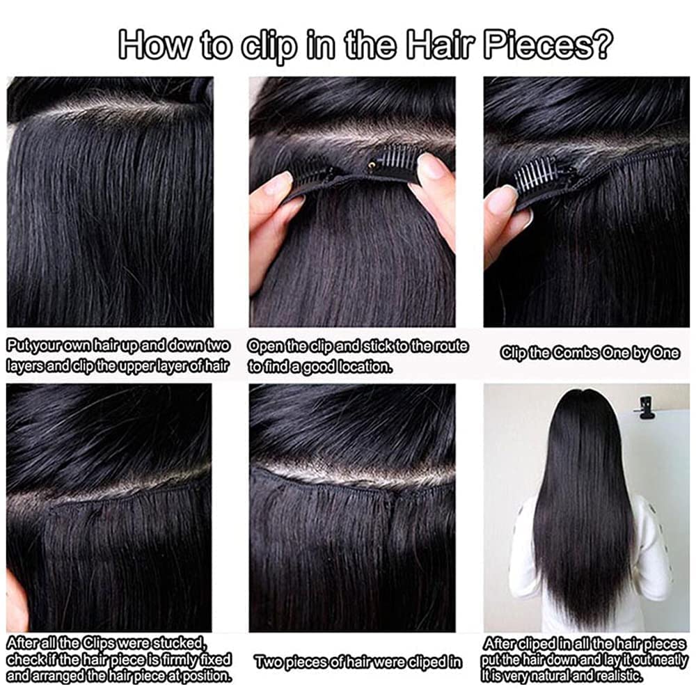 Pelo humano brasileño Mihugass para un aspecto natural