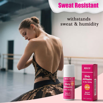MIILYE sudor-resistente: ideal para bailar durante actuaciones intensas.