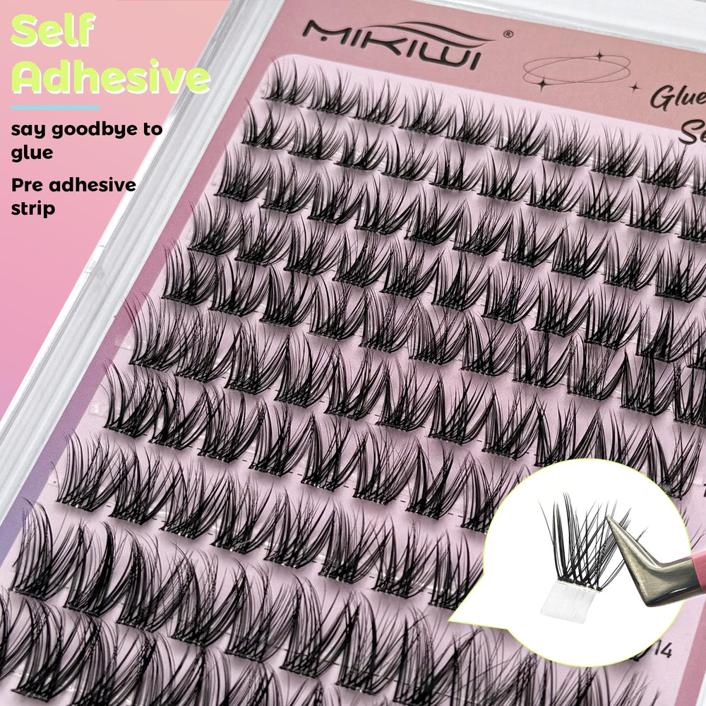 MIKIWI efecto suave y ligero, longitud media-larga para definición.
