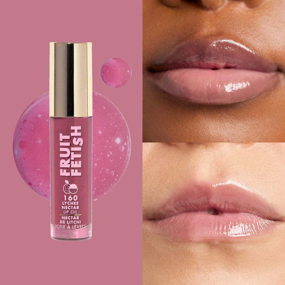 Milani Aceite Labial, textura sedosa y brillo ligero.