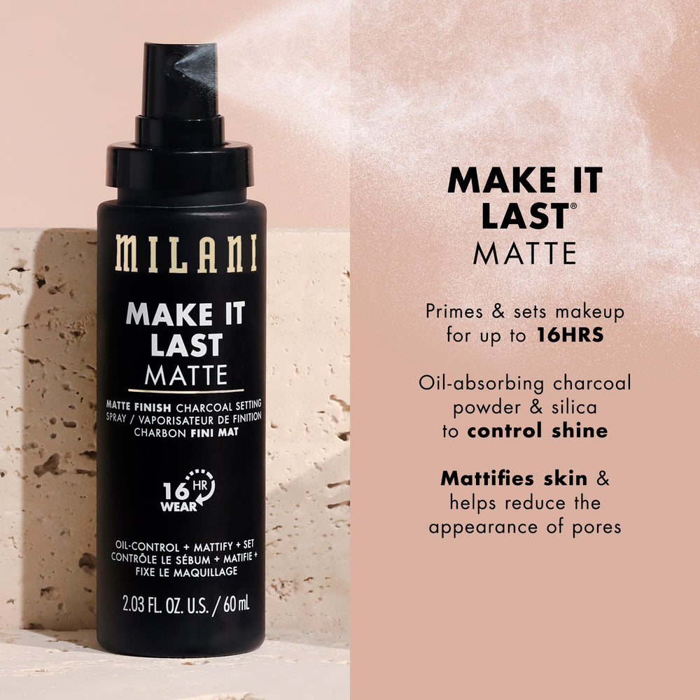 Milani aplicación rápida en forma serpenteante para fijar maquillaje