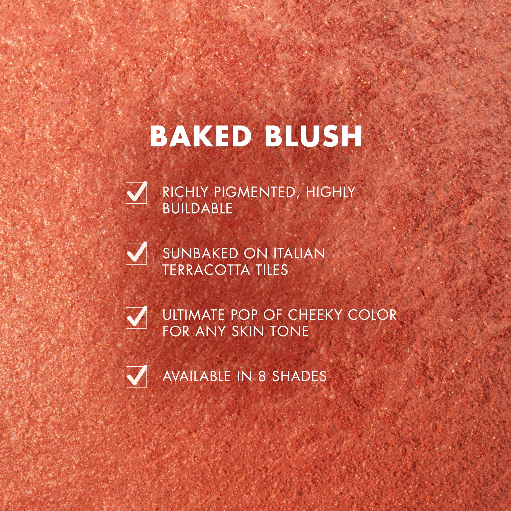 Milani Baked Blush ritual de aplicación, pincel para un acabado progresivo.