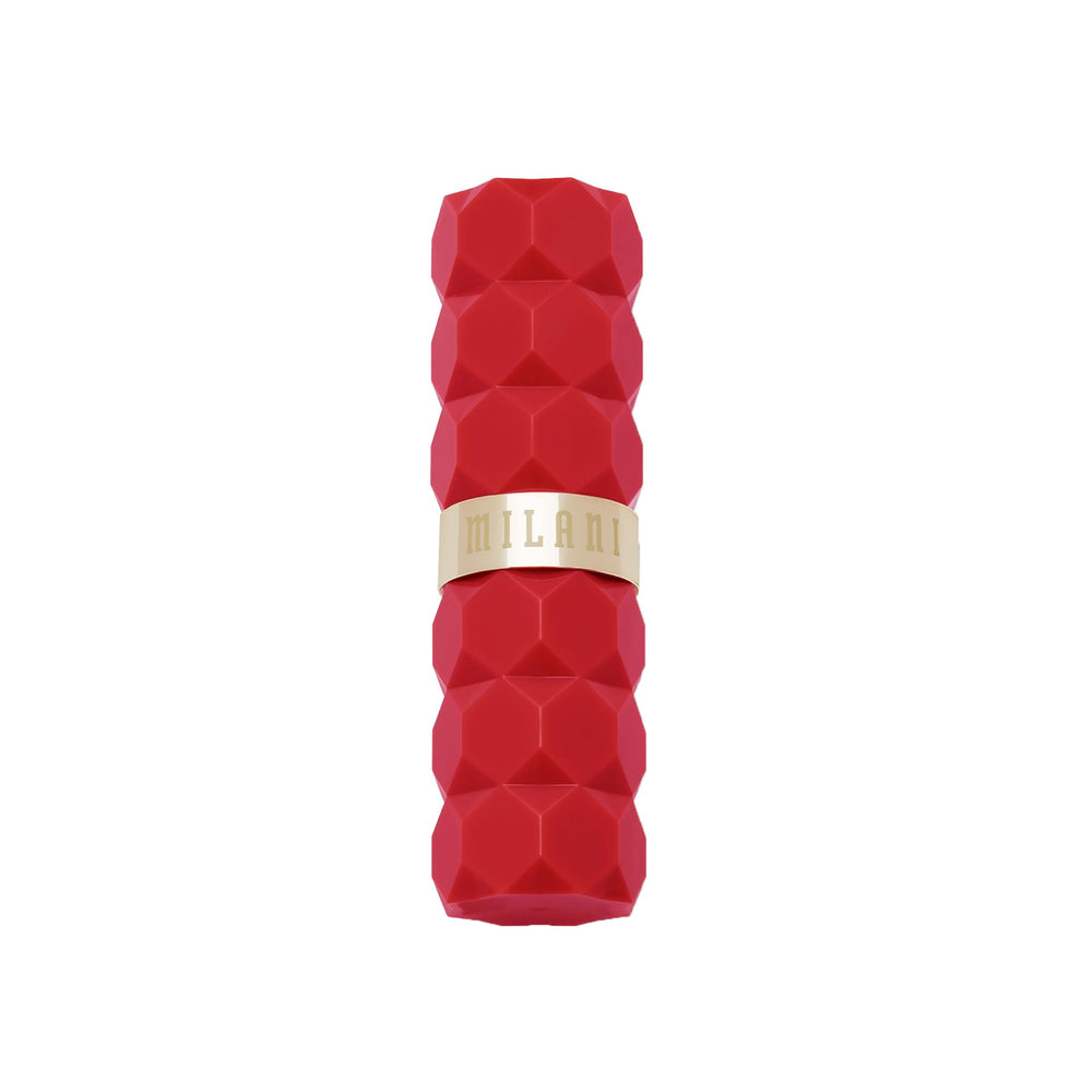 Milani Color Fetish Barra de Labios Mate Bandera Roja, pigmentación intensa para cobertura uniforme