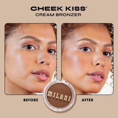 Milani Bronceador Cremoso para Pómulos, mejillas, se mezcla fácilmente para un contorno uniforme.
