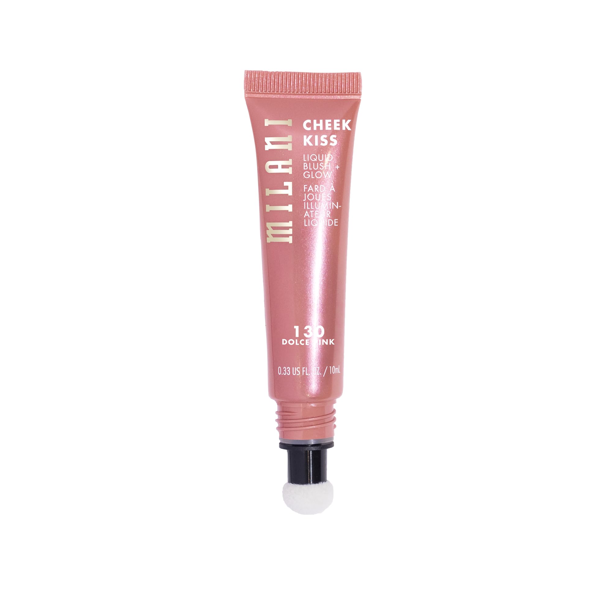 Milani Cheek Kiss antioxidante con extractos de granada, sandía y rosa para piel protegida.