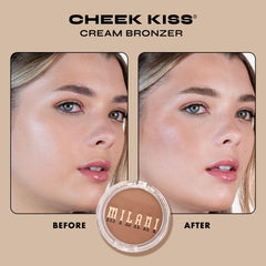 Milani Cheek Kiss Hey Honey muestra de tono suave.