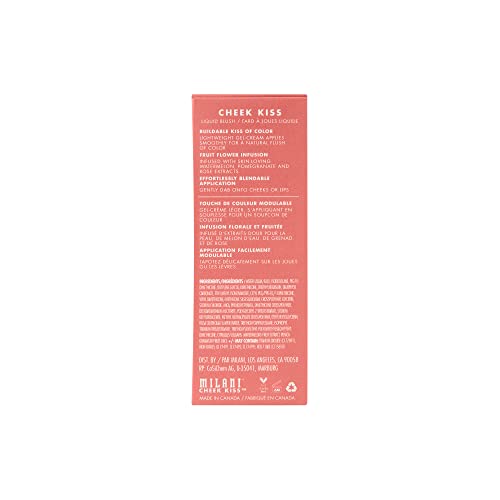 Envase práctico de Milani Cheek Kiss para retoques sobre la marcha.