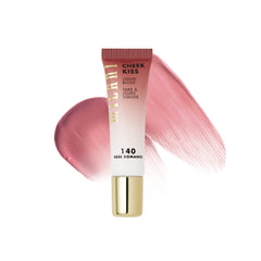 Milani Cheek Kiss Liquid Blush Rose Romance, aplicación suave en mejillas para un rubor sutil.