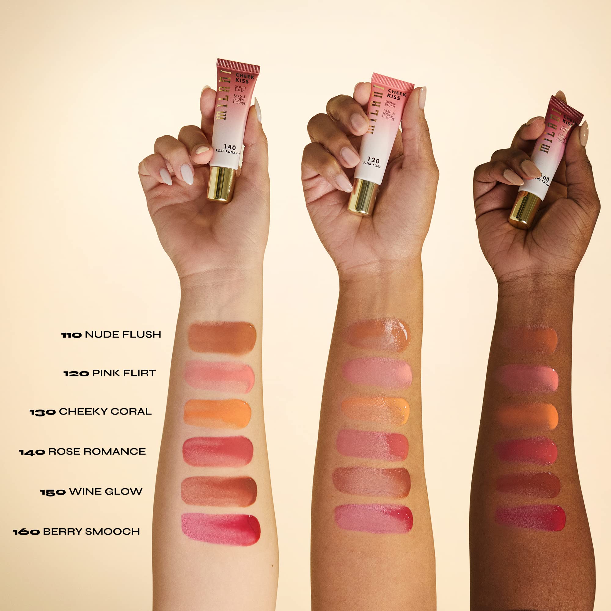 Milani Cheek Kiss Rose Romance, tono ajustable para looks suaves o más intensos.