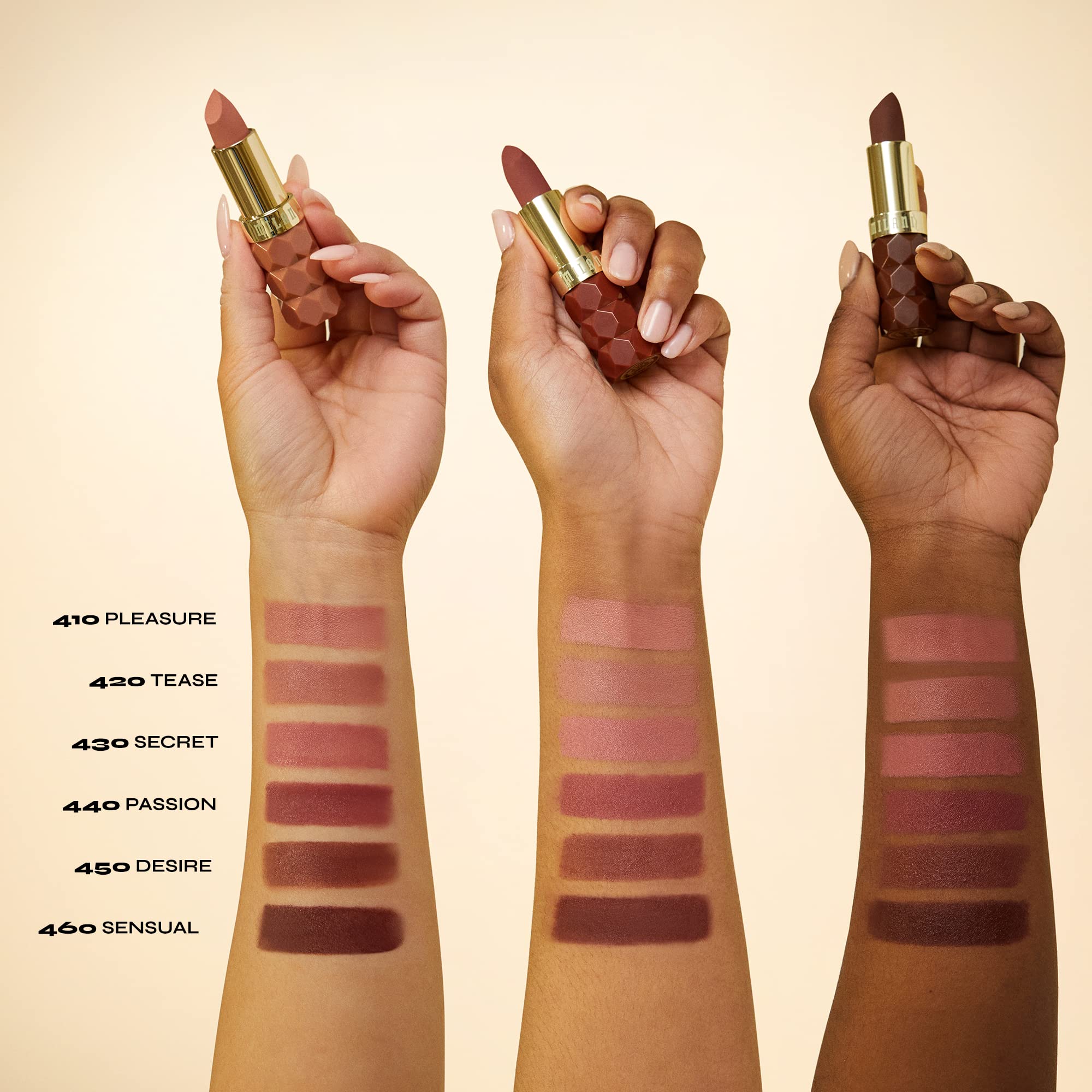 Formato deslizante Milani Color Fetish Matte Desire, sin esfuerzo.