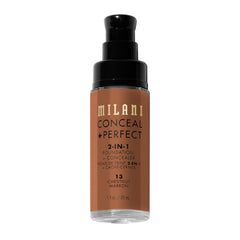 Milani Conceal + Perfect 2 en 1: aplicación con esponja para suavidad.