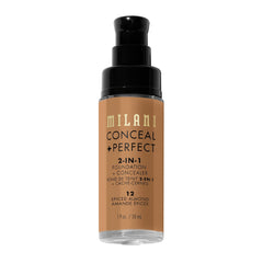 Milani Conceal + Perfect 2en1 cobertura duradera para tono uniforme